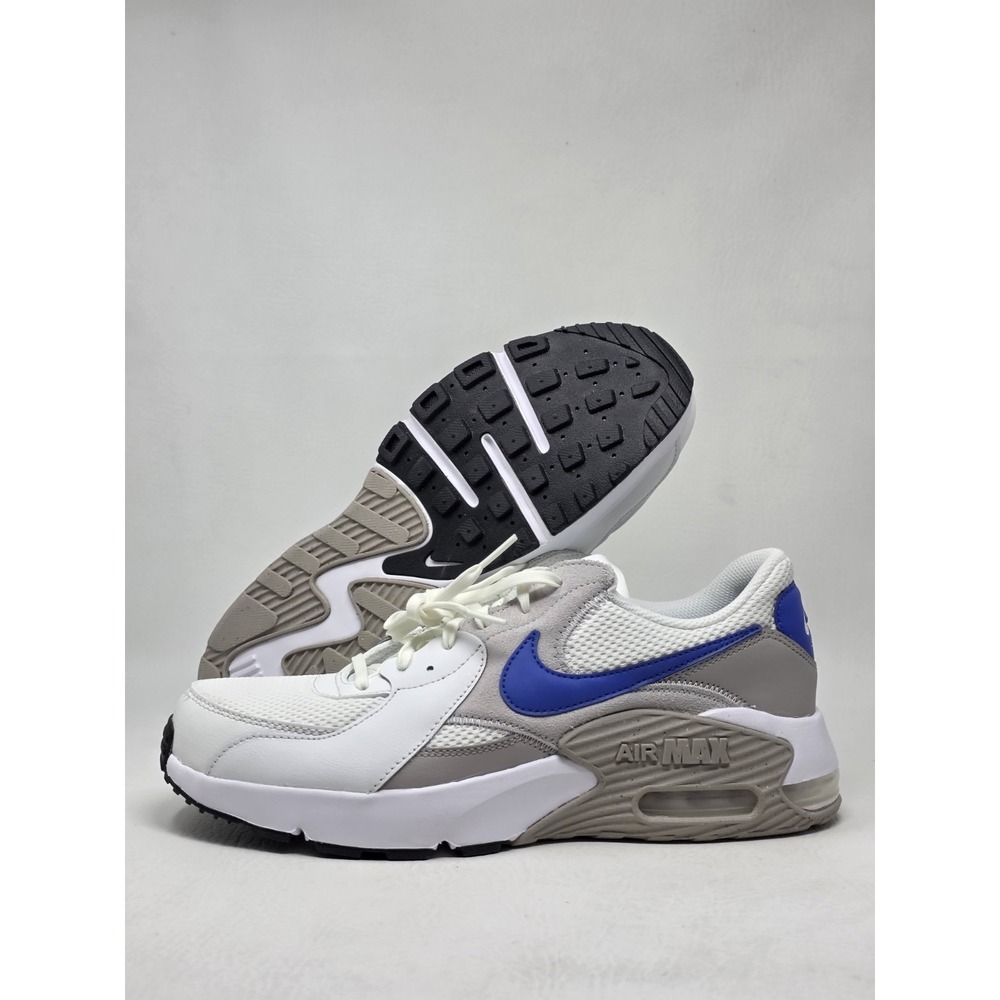 Nike Air Max Excee Mens Sneakers Shoes White Grey Blue Size 10 FZ5486-101 New